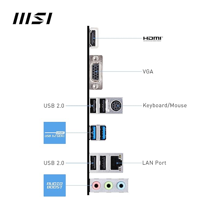 MSI PRO B760M-E Motherboard