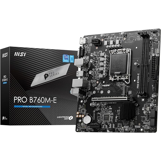 MSI PRO B760M-E Motherboard