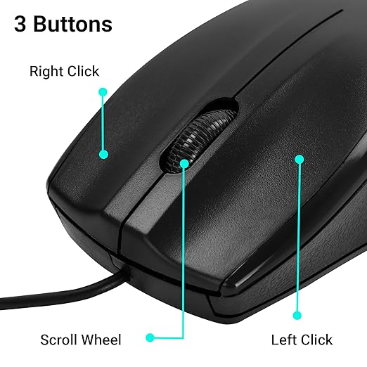 Zebronics Wired Keyboard Mouse