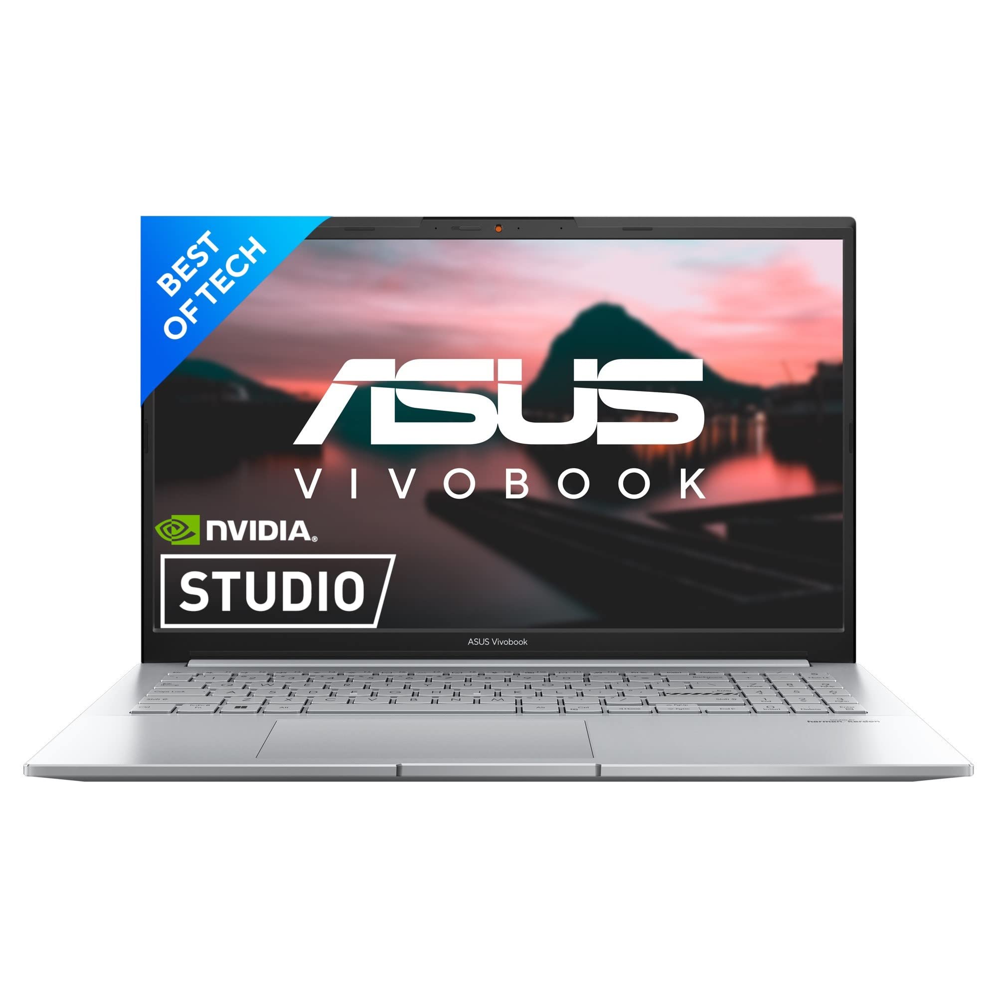 ASUS Vivobook Pro 15 (2022), 15.6-inch (39.62 cms) FHD 144Hz, AMD Ryzen 7 5800H, Thin & Light Laptop (16GB/512GB SSD/4GB NVIDIA GeForce GTX 1650/Windows 11/Office 2021/Silver/1.80 kg), M6500QH-HN701WS