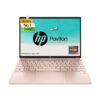 HP Pavilion Aero AMD Ryzen 5 7535U 13.3 inch(33.8cm) WUXGA IPS Micro-Edge Laptop(16GB RAM/512GB SSD/AMD Radeon Graphics/Win 11/MSO/Backlit Keyboard/B&O/FPR/Alexa/Rose Gold/970 grams) 13-be2056AU