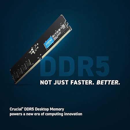 Crucial 16GB RAM DDR5 5200 MHz Desktop