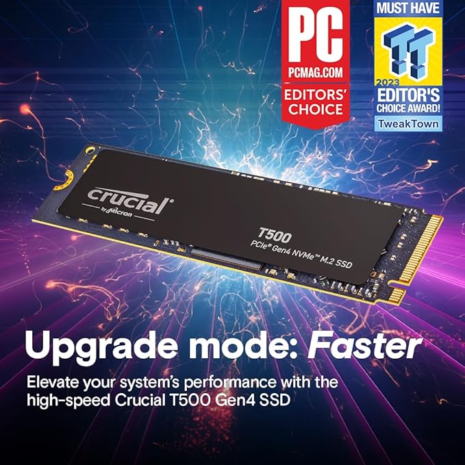 Crucial T500 1TB Internal SSD