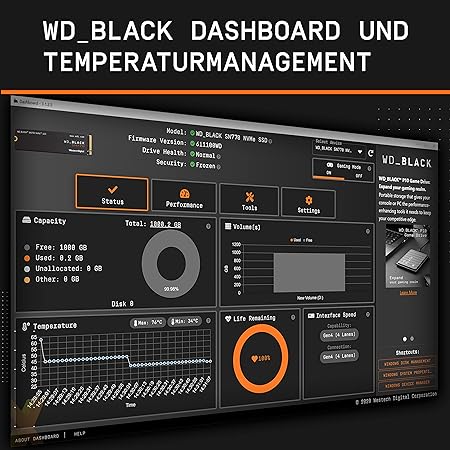 Western Digital WD 1TB Gaming Internal