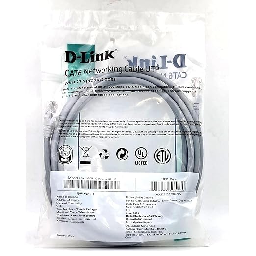 Cat-6 D-Link RJ45 Patch Cord