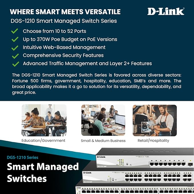 D-Link 28-Port Smart Switch