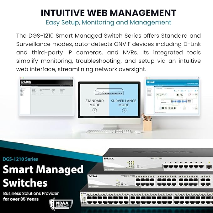 D-Link 28-Port Smart Switch