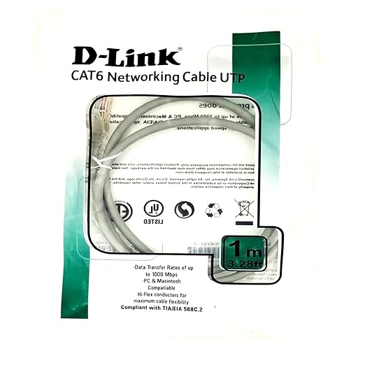 D-Link Cat-6 RJ45 Patch Cord Cable