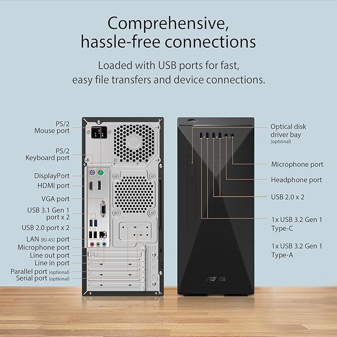 ASUS S501ME 13th Gen Tower PC Desktop