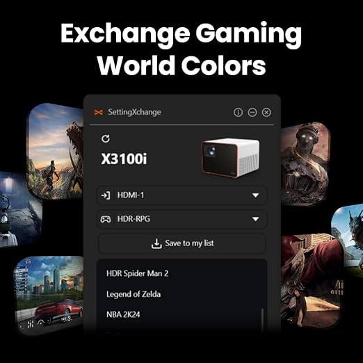 BenQ X3100i Gaming Projector