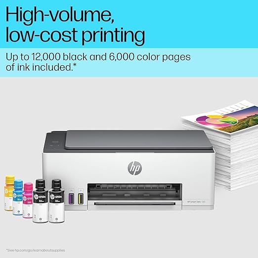 HP Smart Tank 580 Printer