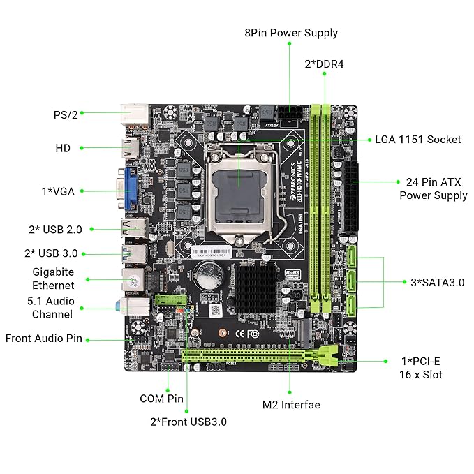 ZEBRONICS Z310 Motherboard