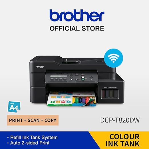 Brother DCP-T820DW Wi-Fi Printer