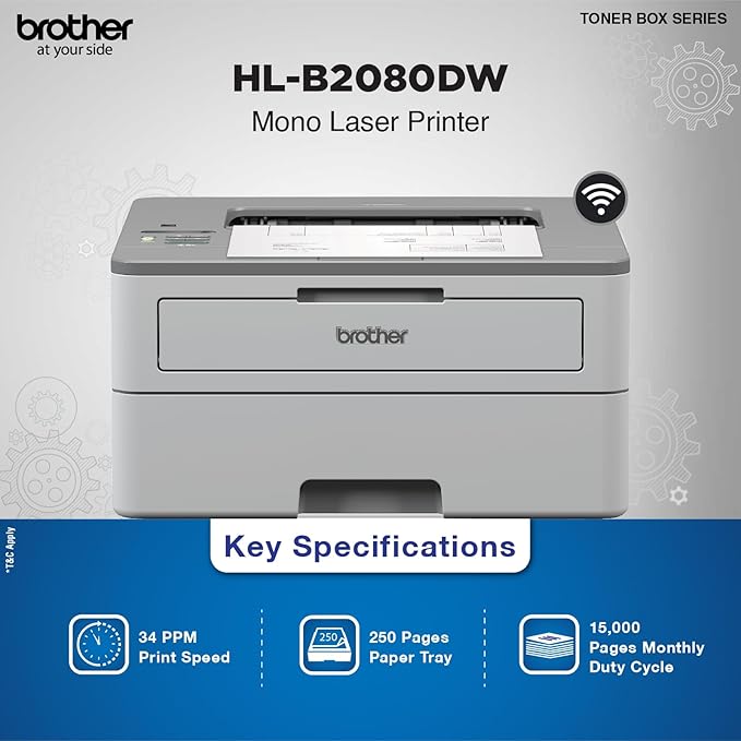 Brother HL-B2080DW Mono Laser Printer