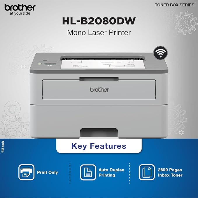 Brother HL-B2080DW Mono Laser Printer