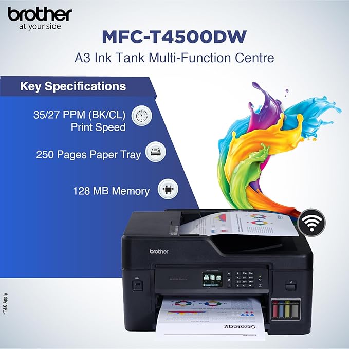 Brother MFC-T4500DW All-in-One Printer