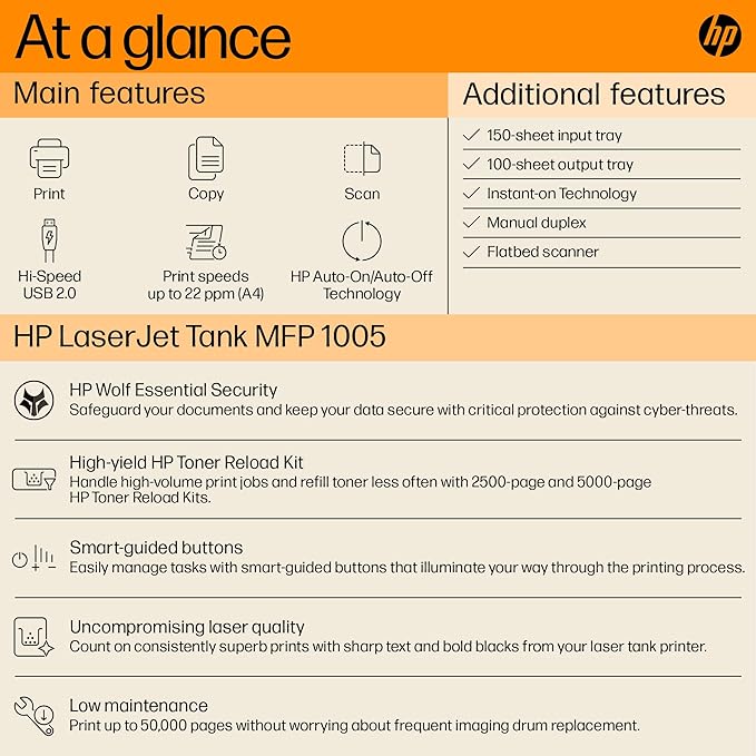 HP Laserjet 1005W Wireless Printers