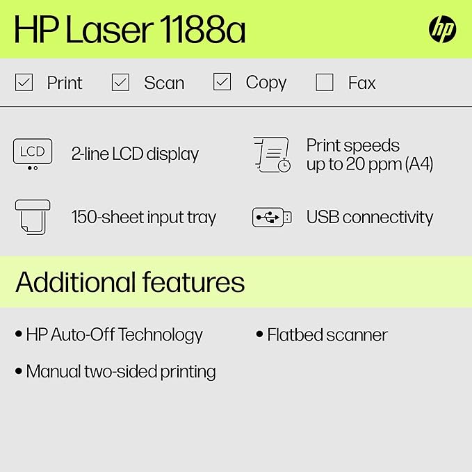 HP 1188A Monochrome Laser Printers