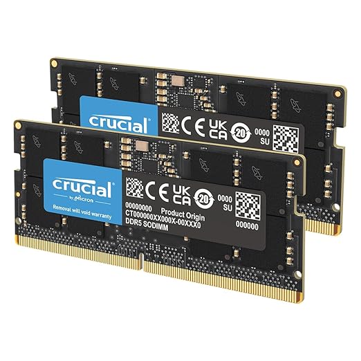 Crucial 16GB RAM DDR5 Laptop