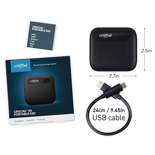 Crucial X6 2Tb Portable State Drive