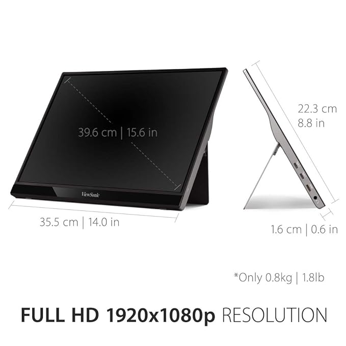 ViewSonic FHD Portable Monitor