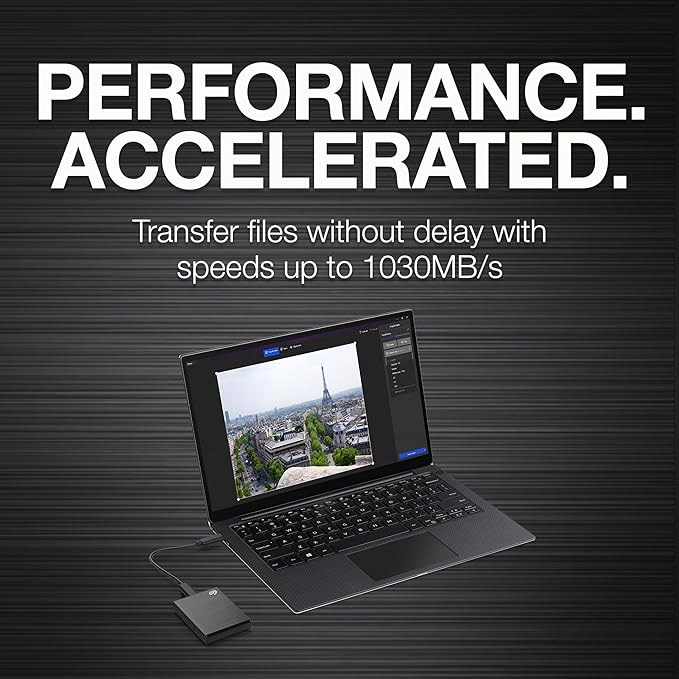 Seagate One Touch 1TB External SSD