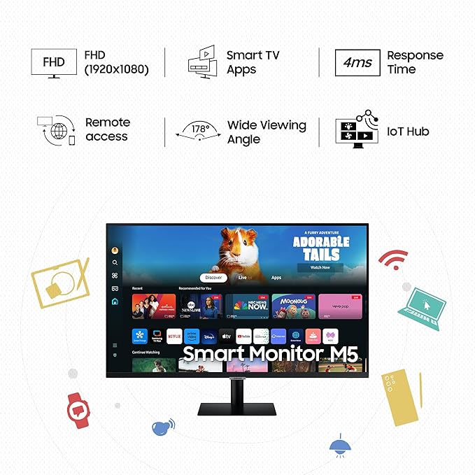 Samsung 27-Inch FHD Smart Monitor