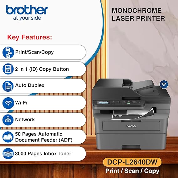 Brother DCP-L2640DW Laser Printer