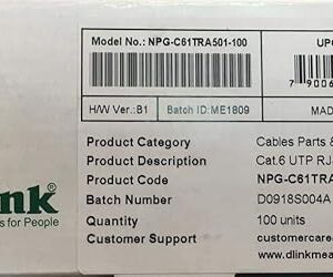 D-Link Cat 6 Cable Connector
