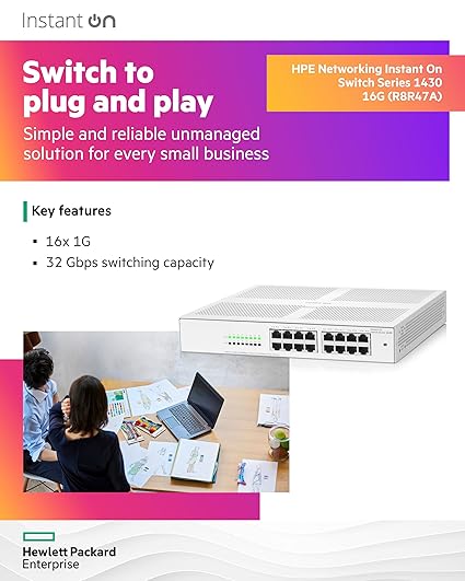 Aruba 1430 16-Port Gb Switch