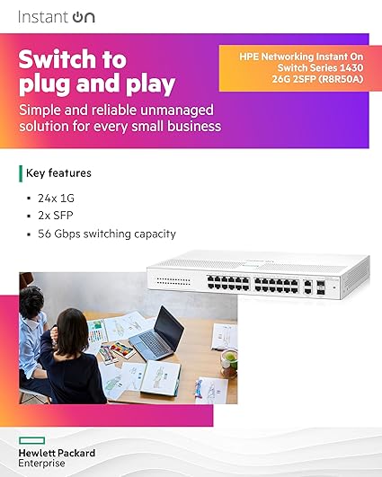 Aruba 1430 26-Port Gb Switch