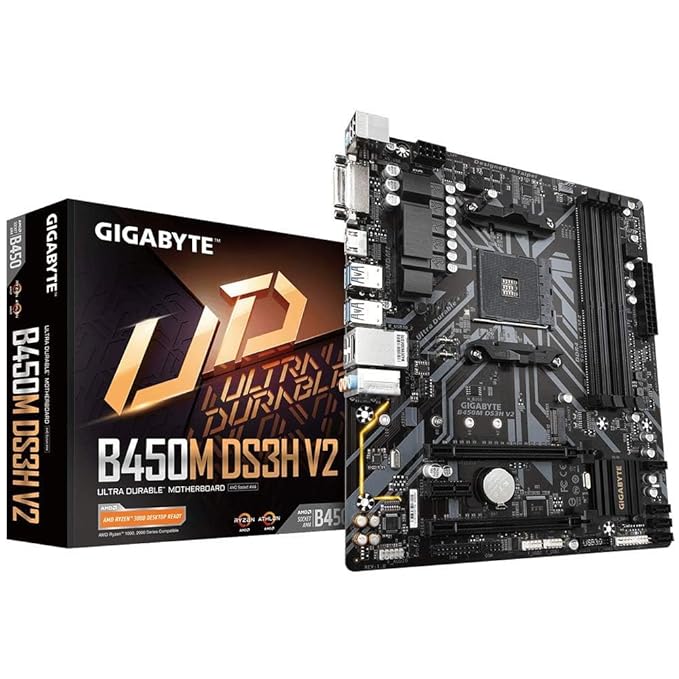 GIGABYTE B450M DS3H Motherboard