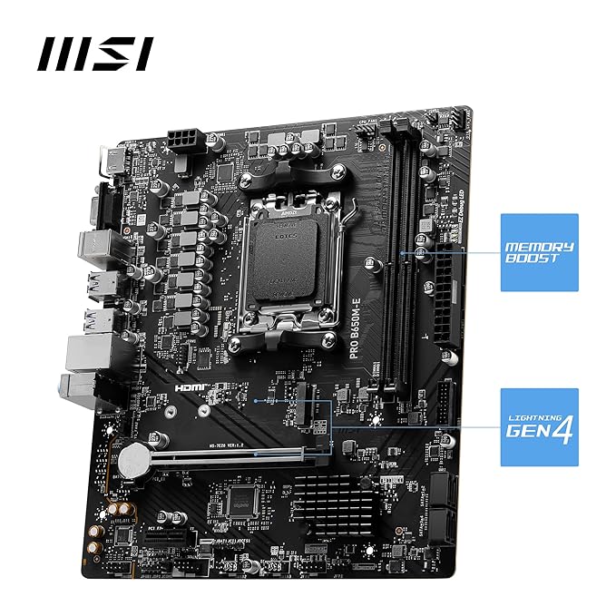 MSI PRO B650M-E Motherboard