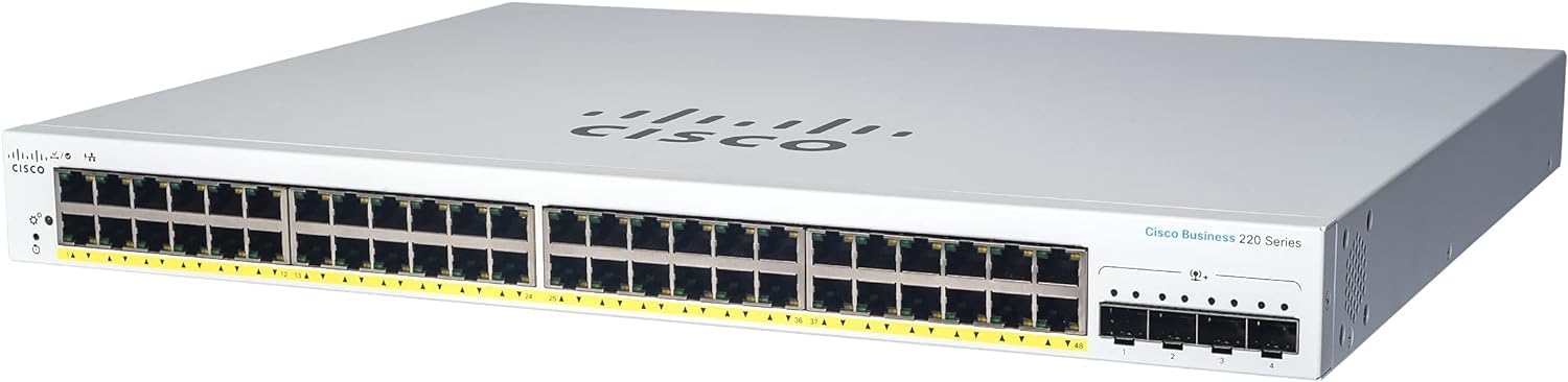 CISCO 48 Port CBS220-48P-4G Switch