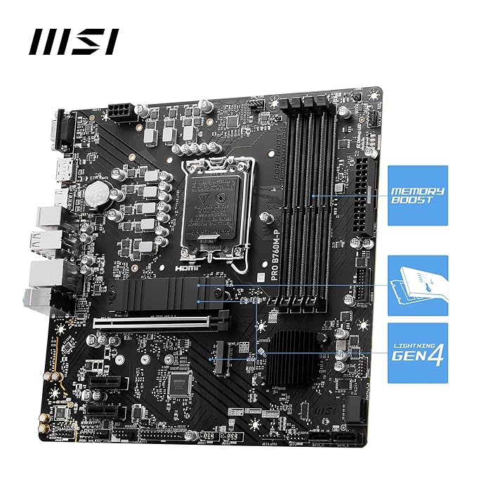 MSI PRO B760M-P Motherboard