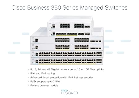 Cisco 48 Port CBS350-48P Switch