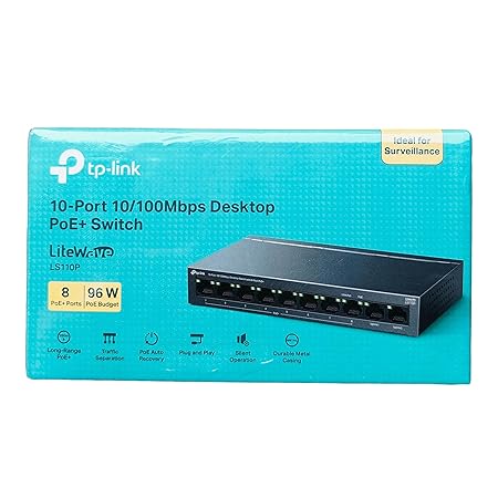 TP-Link LS110P 10-Port PoE Switch