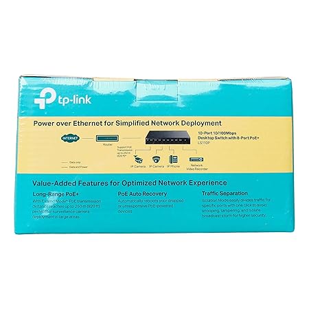 TP-Link LS110P 10-Port PoE Switch