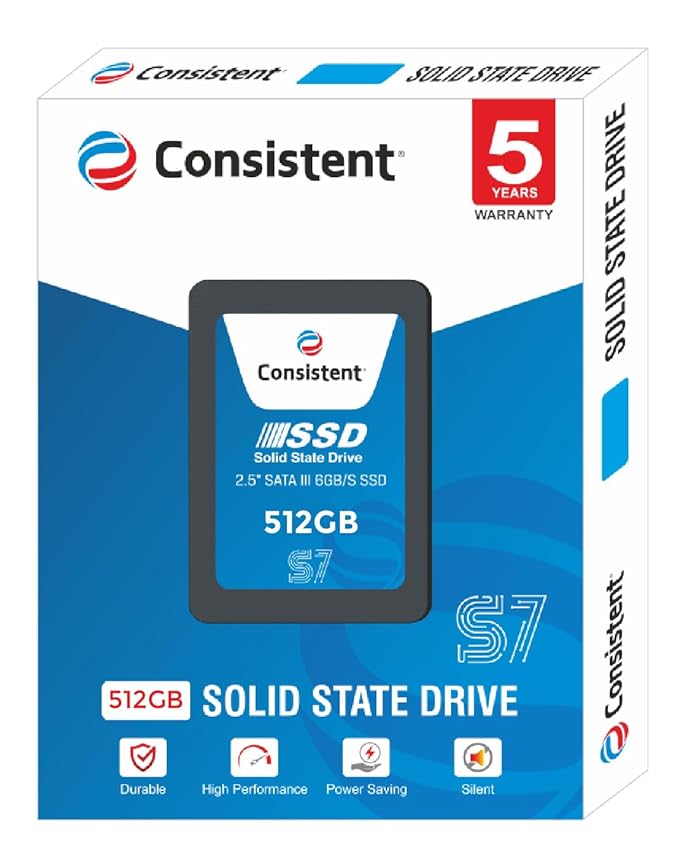 Consistent 512GB SATA Internal SSD