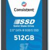 Consistent 512GB SATA Internal SSD