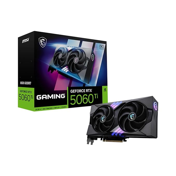 NVIDIA GeForce RTX 5060 MSI Gaming Card