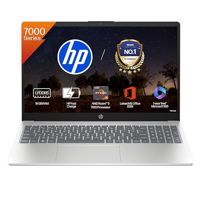 HP AMD Ryzen 5 15 Laptop
