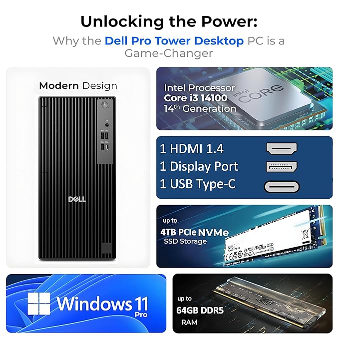 Dell Tower OptiPlex 14th Gen Desktop