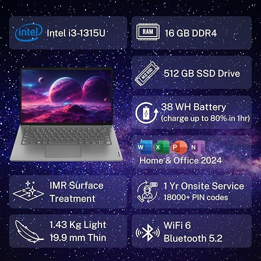 Lenovo V14 Windows 11 Home Laptop