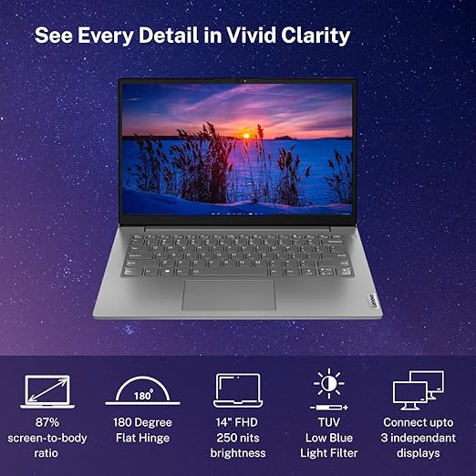 Lenovo V14 Windows 11 Home Laptop